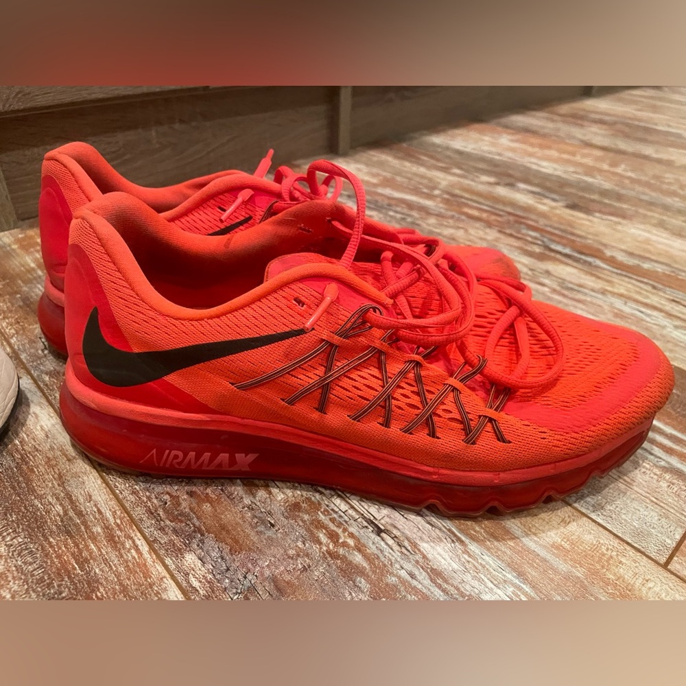 Nike Orange-Red Air Max Men's Running Shoes (11)
